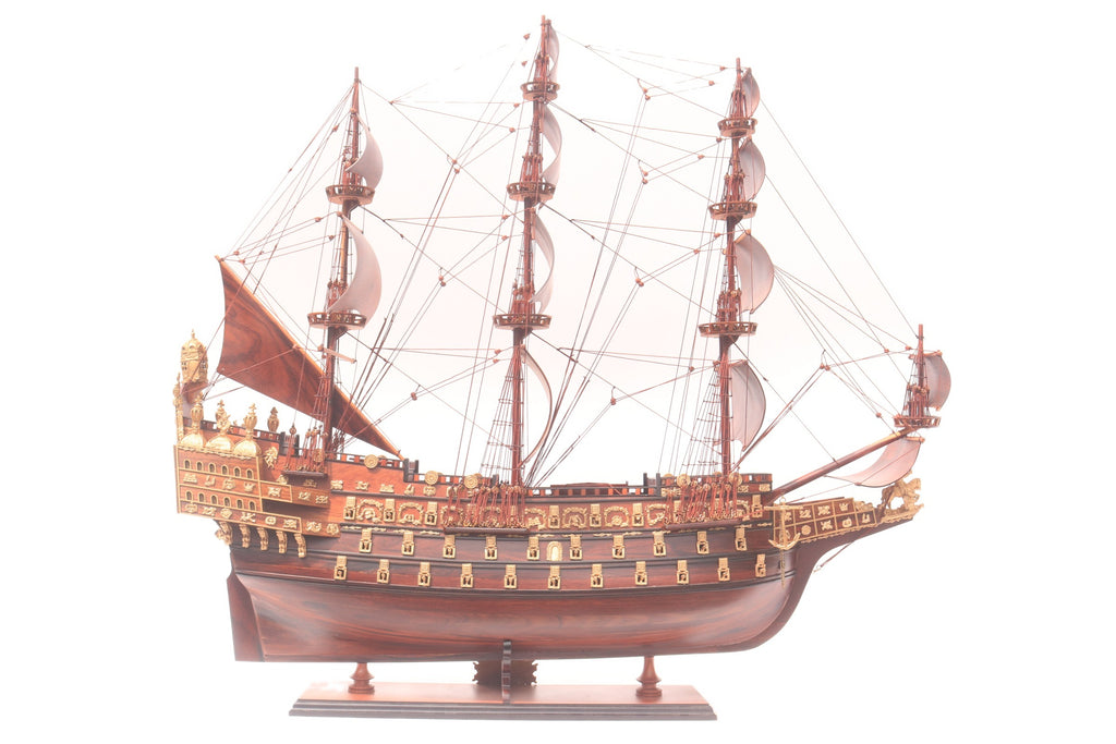 Model Tall Ship Sovereign of the Sea - Special Edition (Padouk) 85 x 25 x H. 79 cm