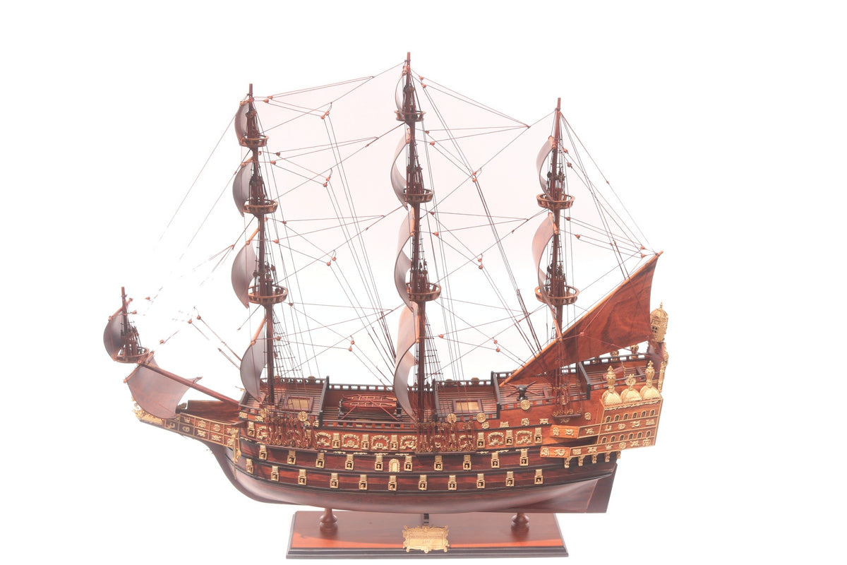 Model Tall Ship Sovereign of the Sea - Special Edition (Padouk) 85 x 25 x H. 79 cm