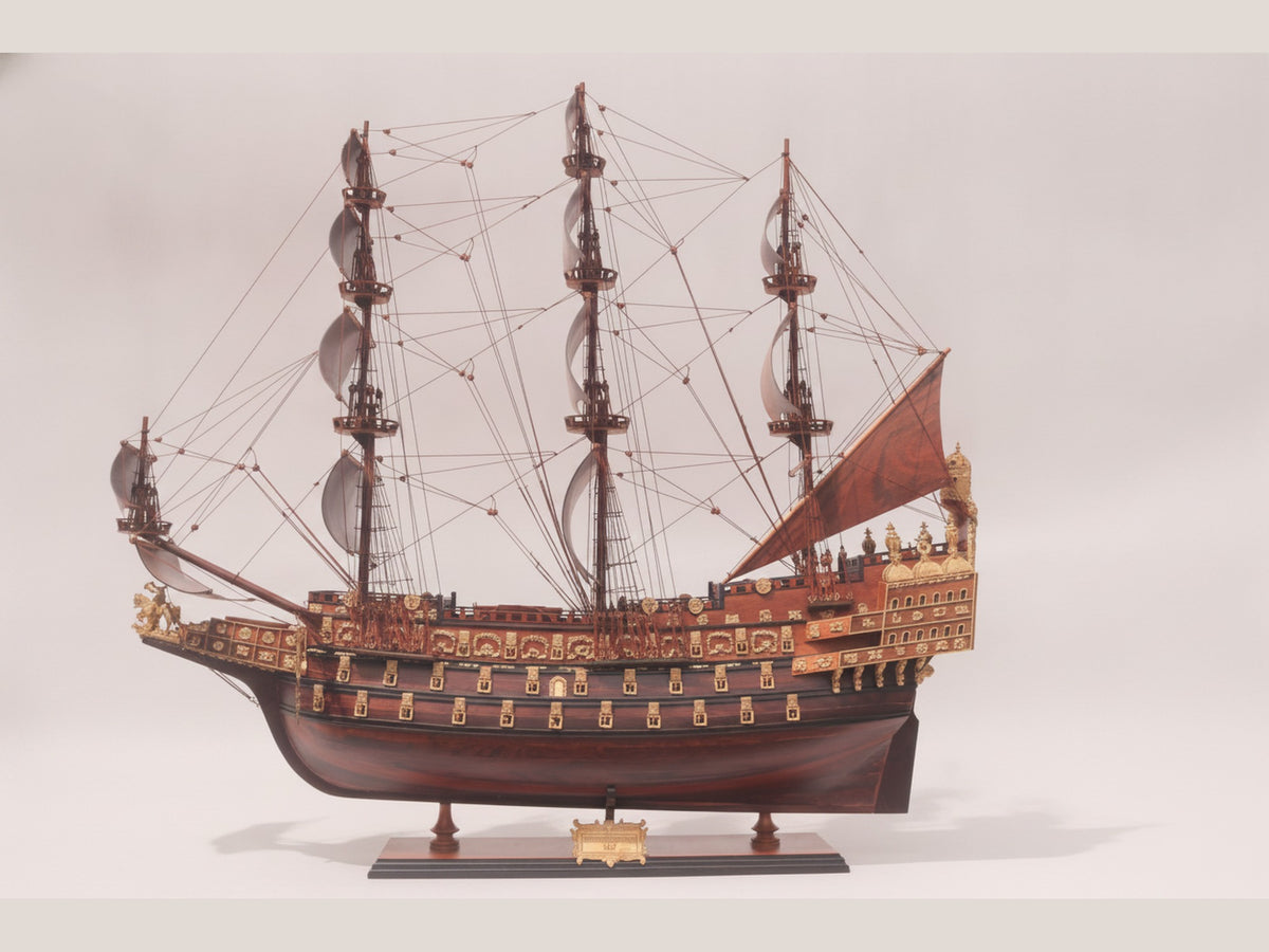 Model Tall Ship Sovereign of the Sea - Special Edition (Padouk) 85 x 25 x H. 79 cm