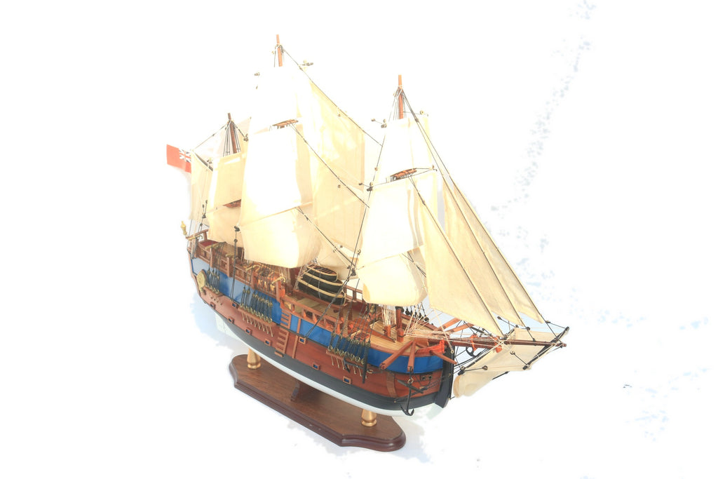 Modellsegelschiff HM Bark Endeavour Painted 76 x 18 x H. 78 cm