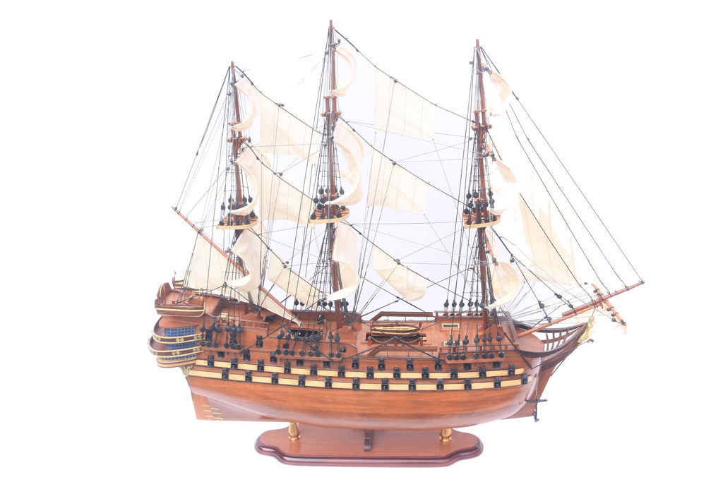 Modellsegelschiff LA Bretagne 63 x 14 x H. 66 cm