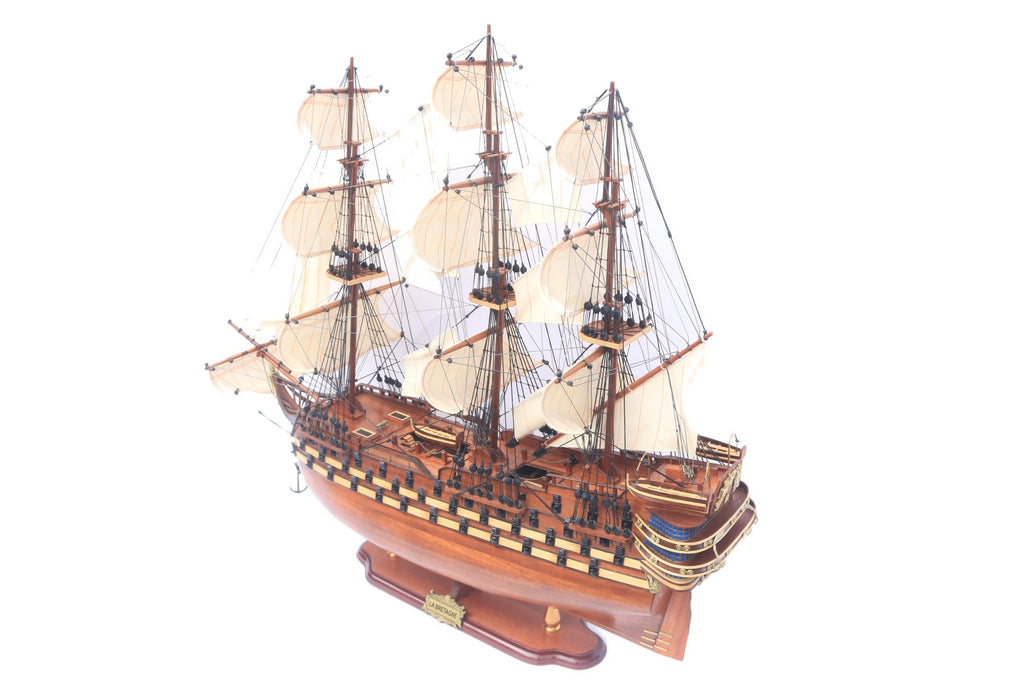 Modellsegelschiff LA Bretagne 63 x 14 x H. 66 cm