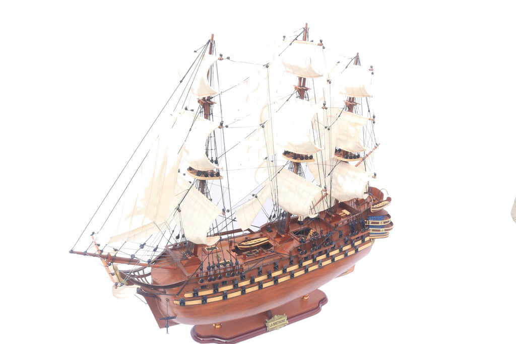 Modellsegelschiff LA Bretagne 63 x 14 x H. 66 cm
