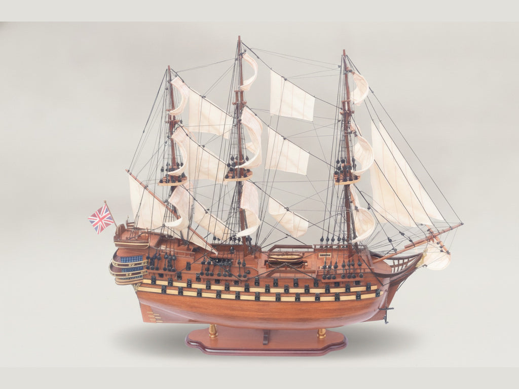 Modellsegelschiff LA Bretagne 63 x 14 x H. 66 cm