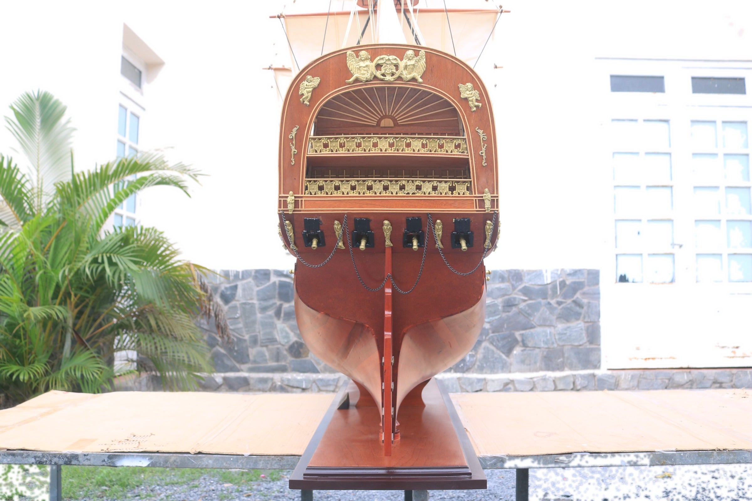 Model Tall Ship Royal Louis 210 x 80 x H. 245 cm