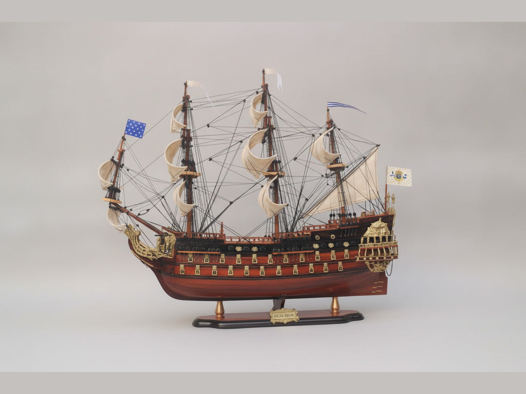 Modellsegelschiff Soleil Royal - Detail 80 x 26 x H. 72 cm