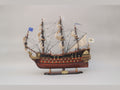 Modellsegelschiff Soleil Royal - Detail 80 x 26 x H. 72 cm