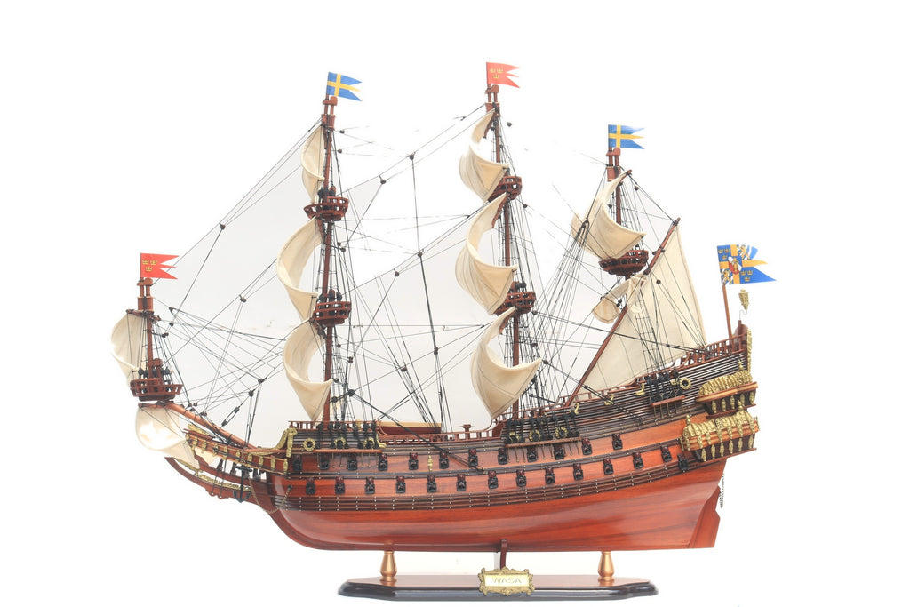 Model Tall Ship Wasa 80 x 20 x H. 78 cm