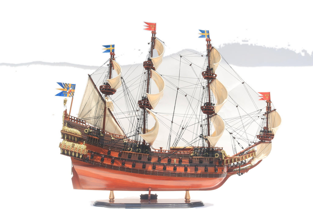 Model Tall Ship Wasa 80 x 20 x H. 78 cm