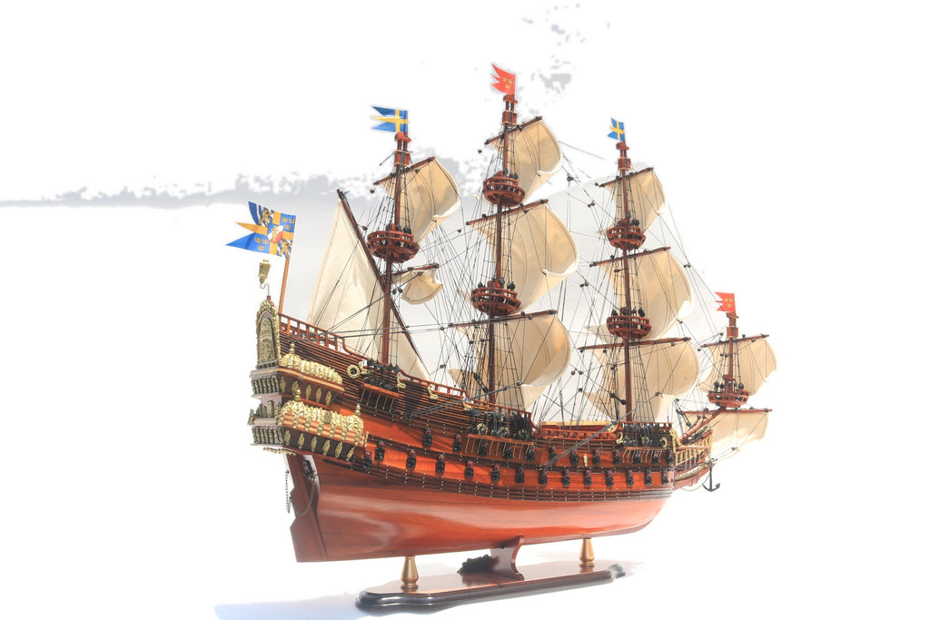 Model Tall Ship Wasa 80 x 20 x H. 78 cm