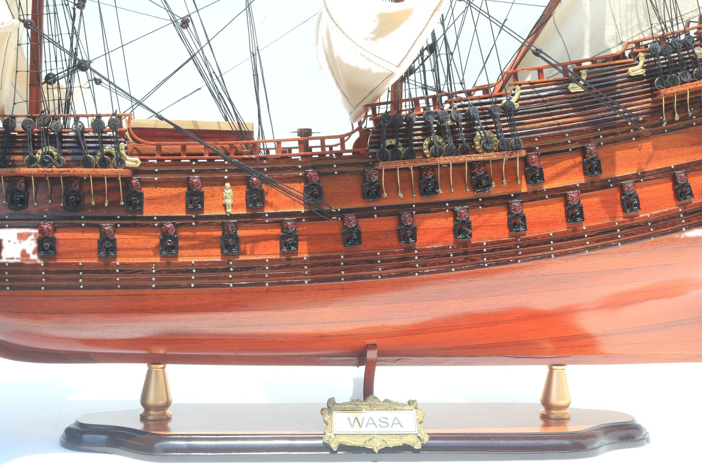Model Tall Ship Wasa 80 x 20 x H. 78 cm