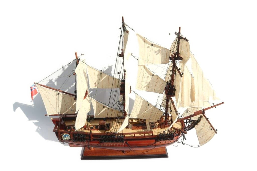 Modellsegelschiff HMS Bounty 80 x 20 x H. 78 cm