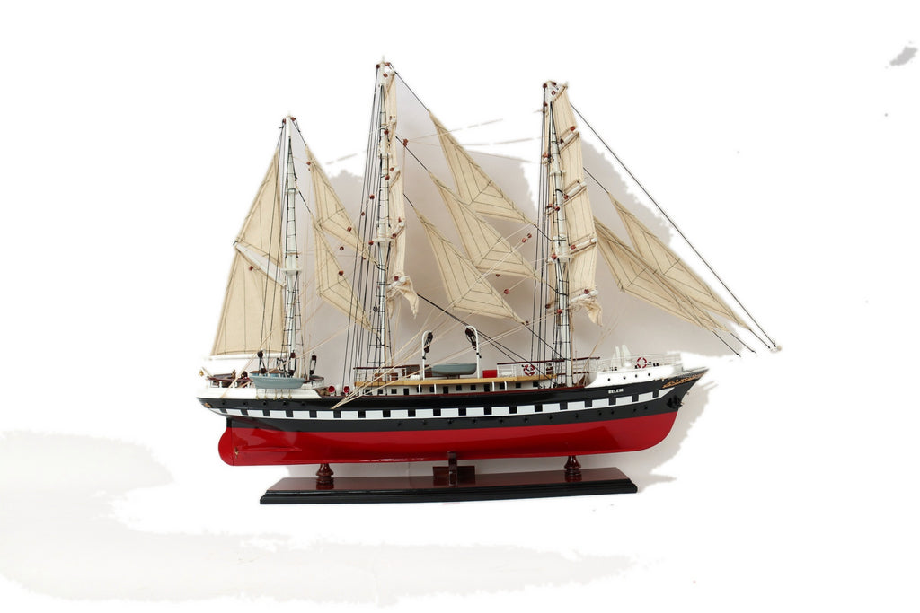 Model Tall Ship Belem 70 x 13 x H. 65 cm