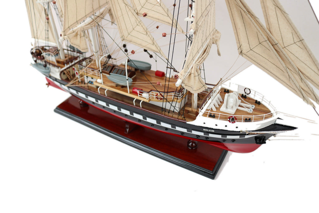 Model Tall Ship Belem 70 x 13 x H. 65 cm
