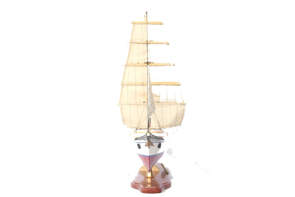 Model Tall Ship Gorch Fock II Painted 80 x 15 x H. 64 cm