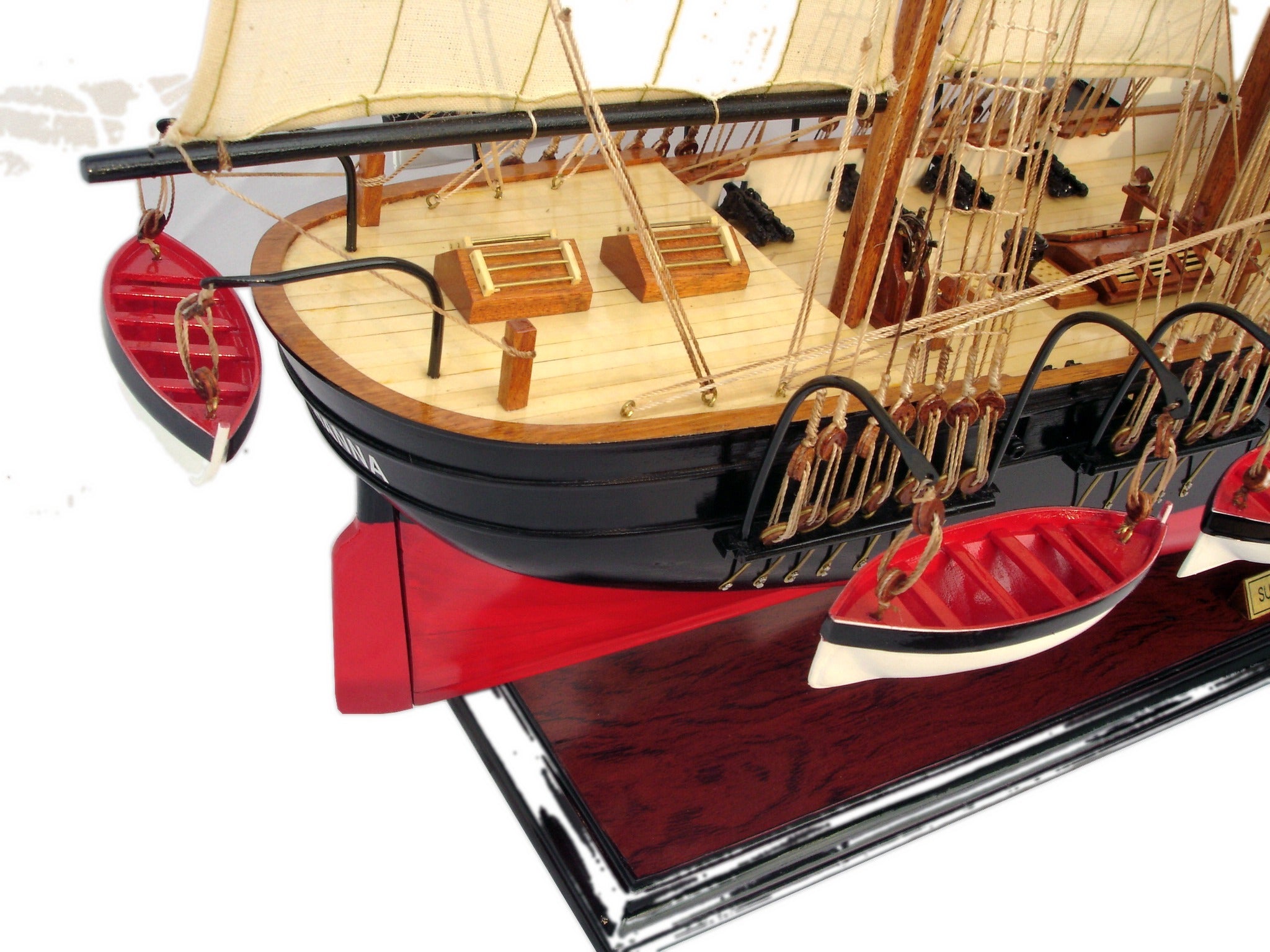 Modellsegelschiff USS Susquehanna 80 x 26 x H. 74 cm