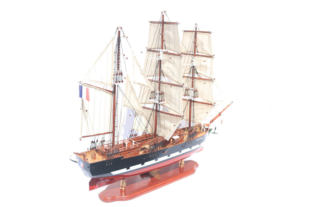 Modellsegelschiff Jeanie Johnston 60 x 16 x H. 65 cm