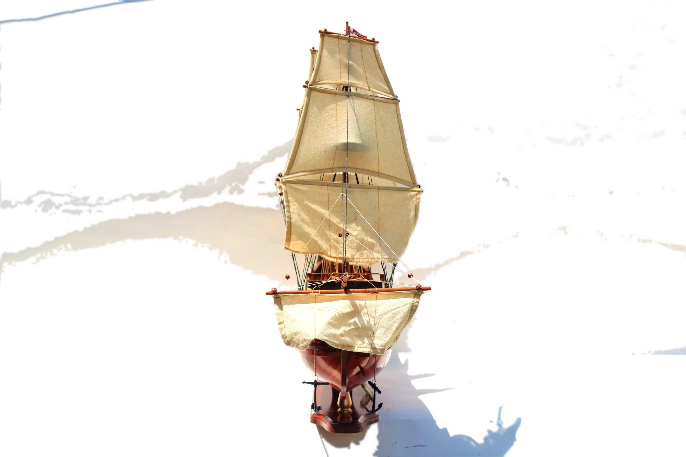 Model Tall Ship Golden Hind 80 x 20 x H. 78 cm
