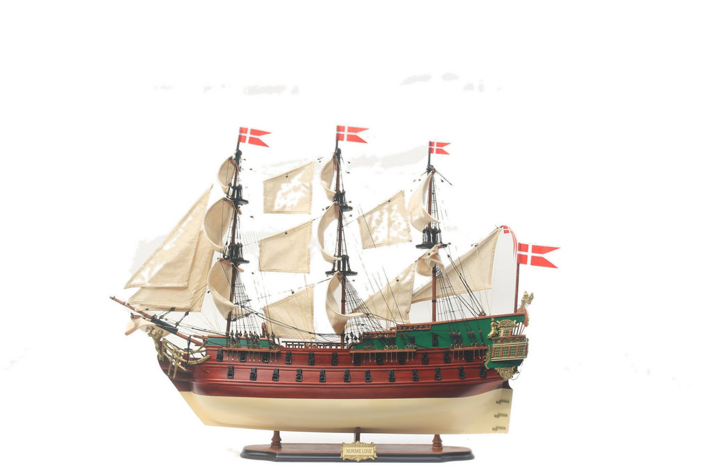 Modellsegelschiff Norske Love 63 x 15 x H. 62 cm