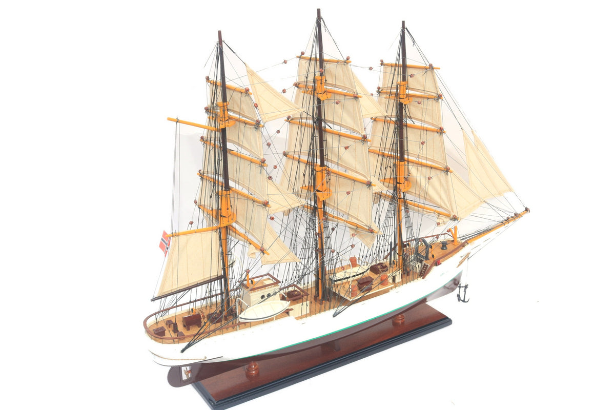 Model Tall Ship Sorlandet 80 x 13 x H. 67 cm