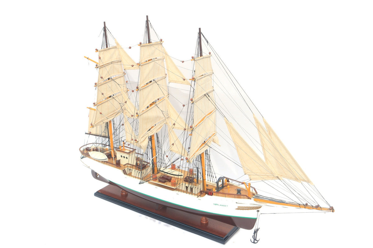 Model Tall Ship Sorlandet 80 x 13 x H. 67 cm