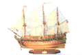 Model Tall Ship HMS Bellona 64 x 17 x H. 67 cm