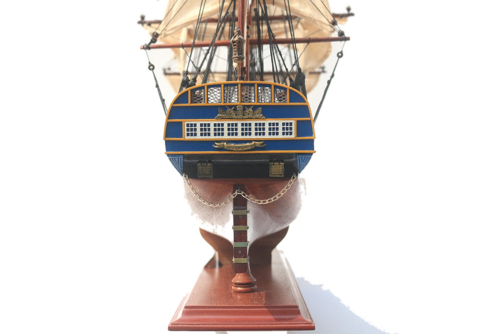 Modellsegelschiff La Fayette Hermione 80 x 16 x H. 76 cm
