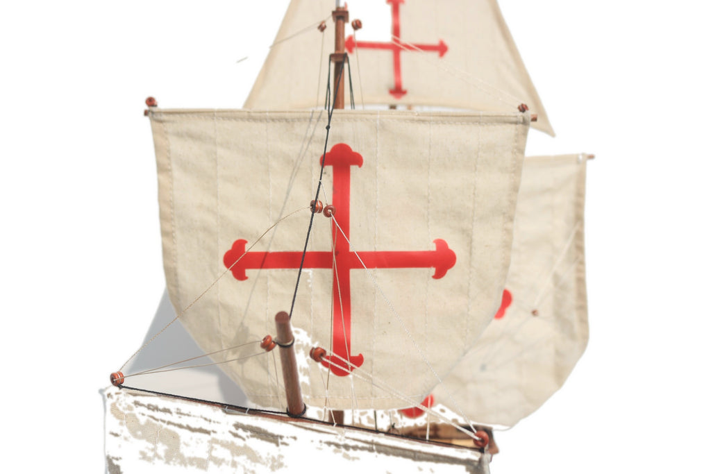 Modellsegelschiff Christopher Columbus Caravel "NAO - Santa MARIA" 60 x 16 x H. 65 cm
