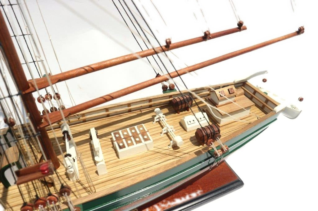 Modellsegelschiff Gjøa 51 x 13 x H. 64 cm