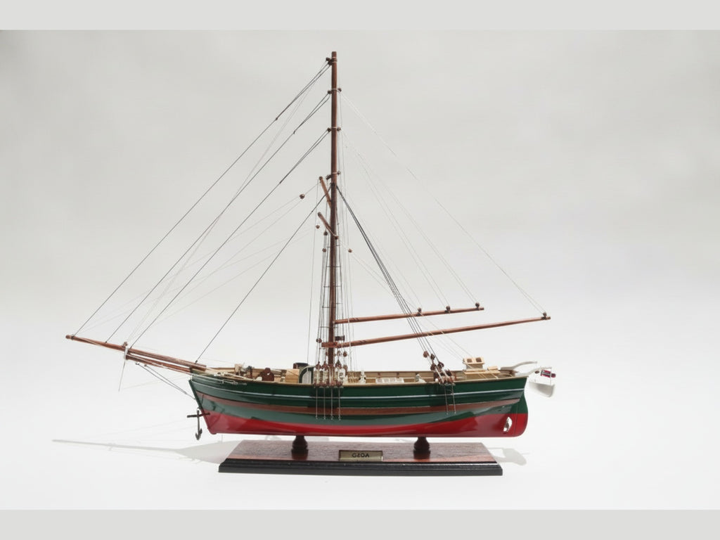 Model Tall Ship Gjøa 51 x 13 x H. 64 cm