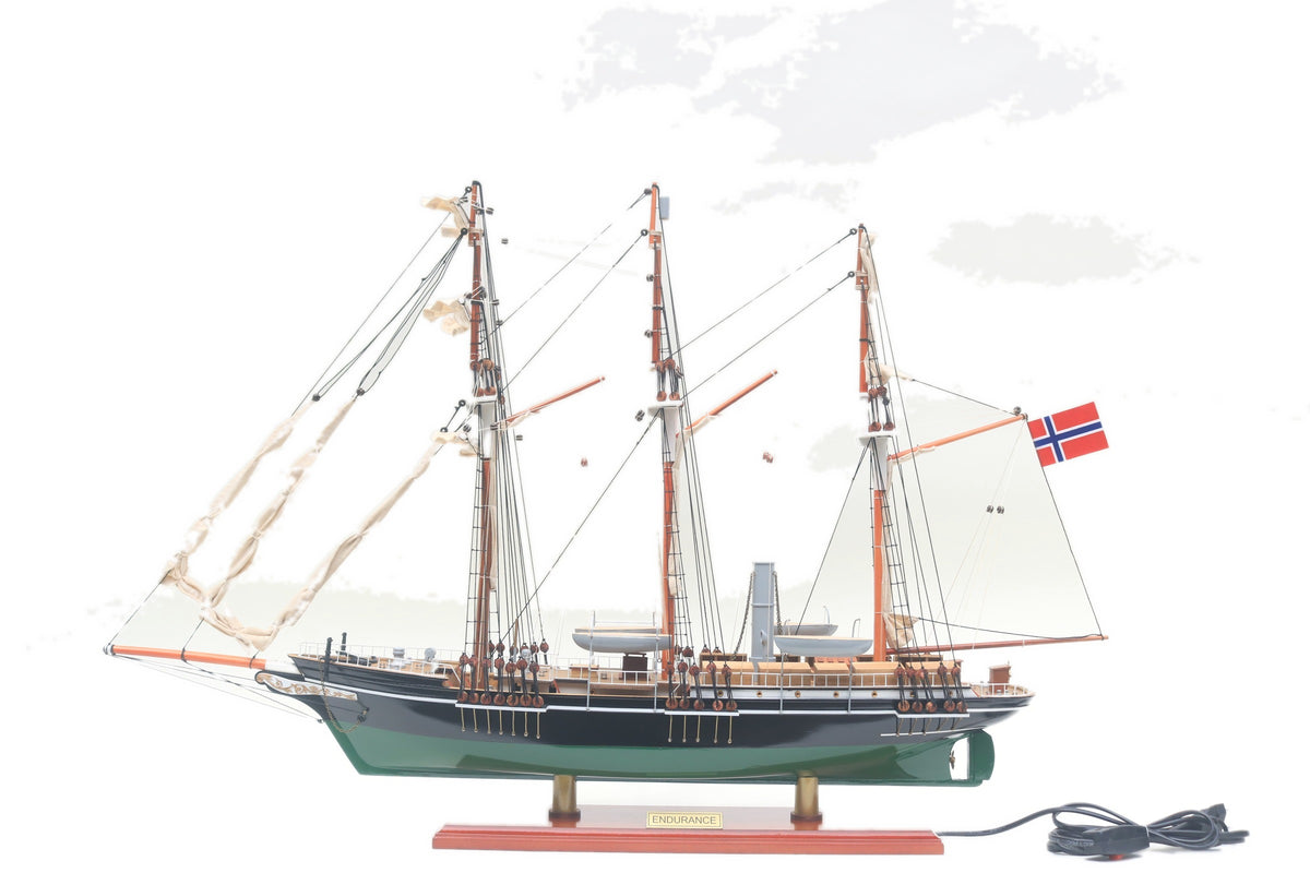 Model Tall Ship Endurance (Dark Blue) 65 x 14 x H. 64 cm