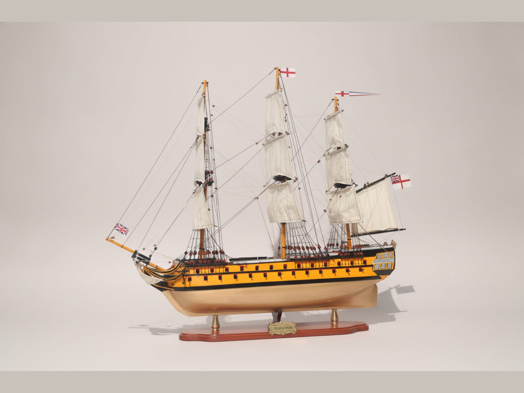 Modellsegelschiff HMS Agamemnon 74 x 19 x H. 74 cm