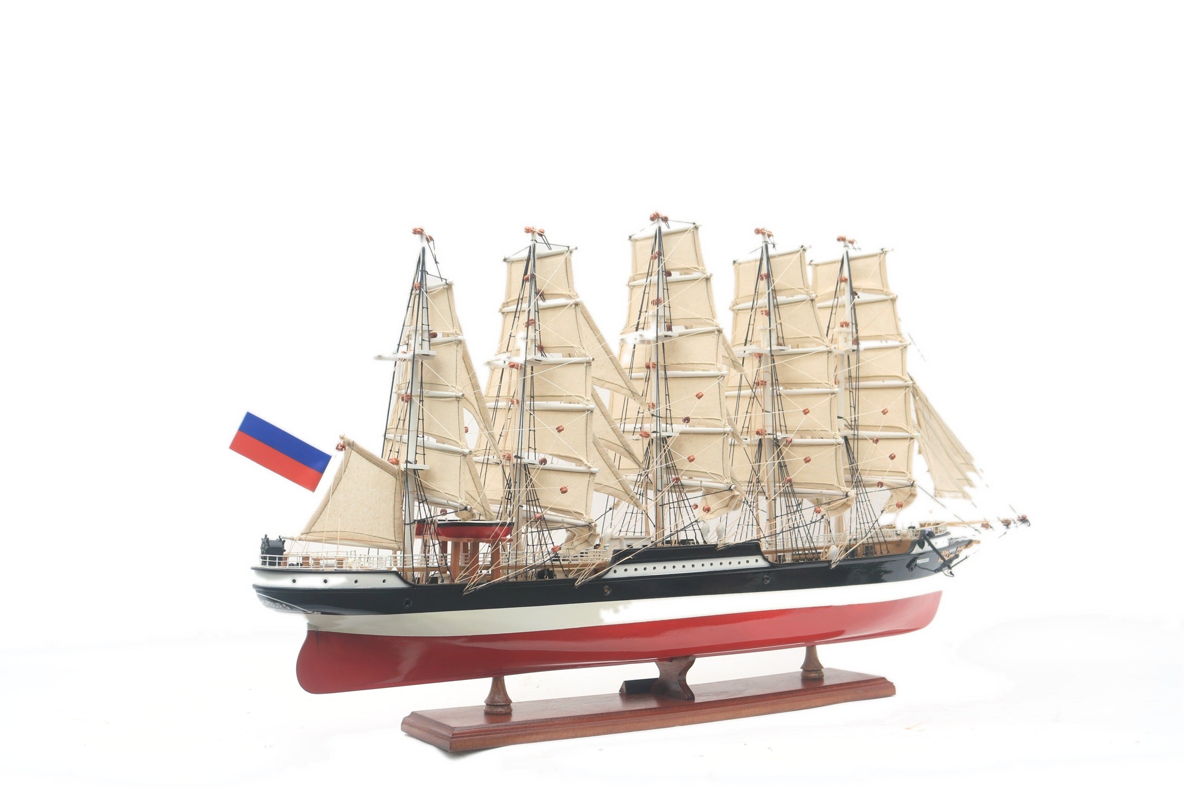 Model Tall Ship Preussen 80 x 12 x H. 50 cm