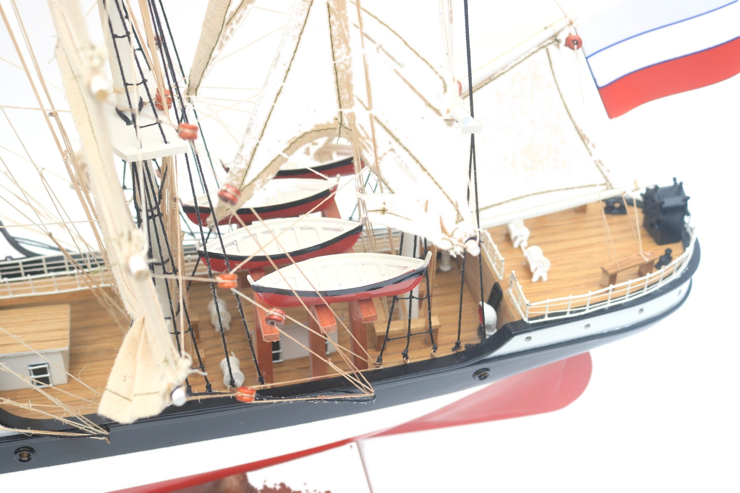 Model Tall Ship Preussen 80 x 12 x H. 50 cm