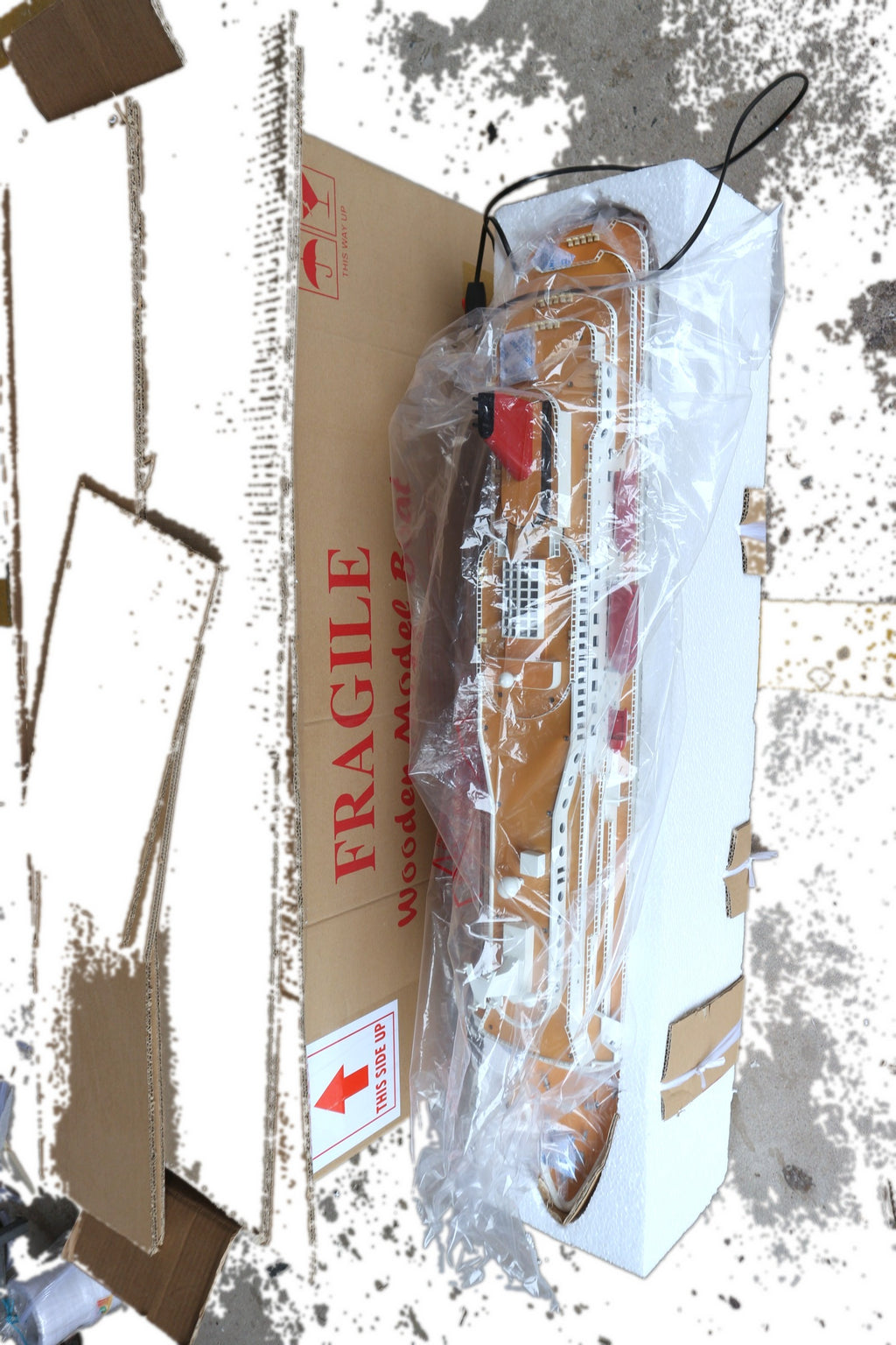 Model Tall Ship Nippon Maru 80 x 12 x H. 68 cm
