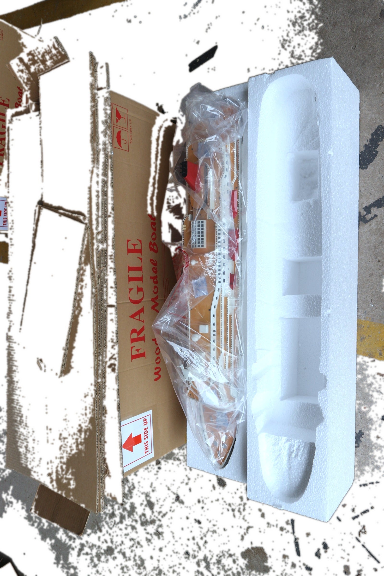 Model Tall Ship Nippon Maru 80 x 12 x H. 68 cm