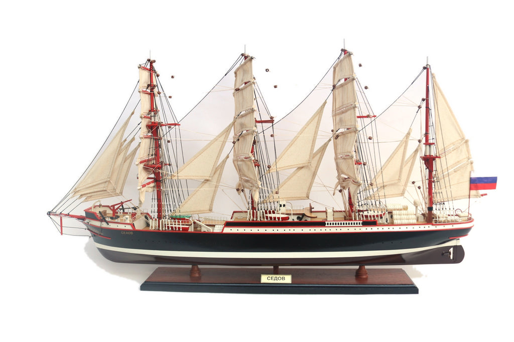 Model Tall Ship Sedov 80 x 11 x H. 52 cm