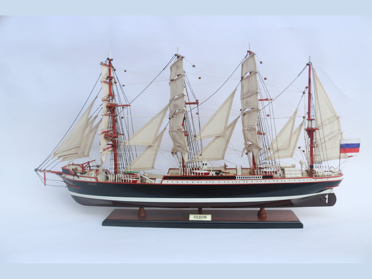 Model Tall Ship Sedov 80 x 11 x H. 52 cm