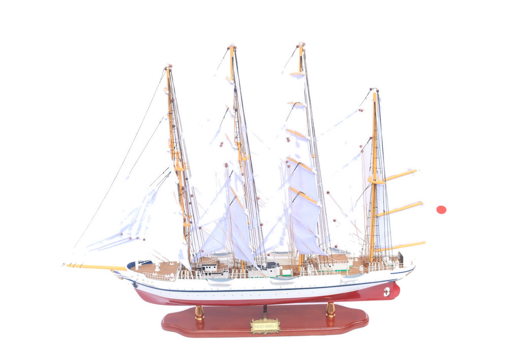 Modellsegelschiff Kaiwo Maru II 80 x 12 x H. 70 cm