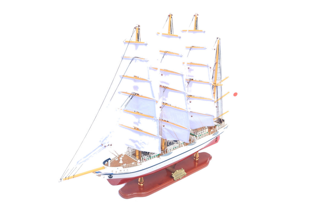 Modellsegelschiff Kaiwo Maru II 80 x 12 x H. 70 cm