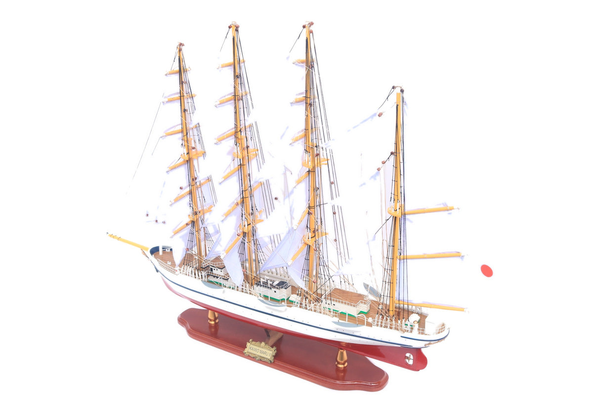 Modellsegelschiff Kaiwo Maru II 80 x 12 x H. 70 cm