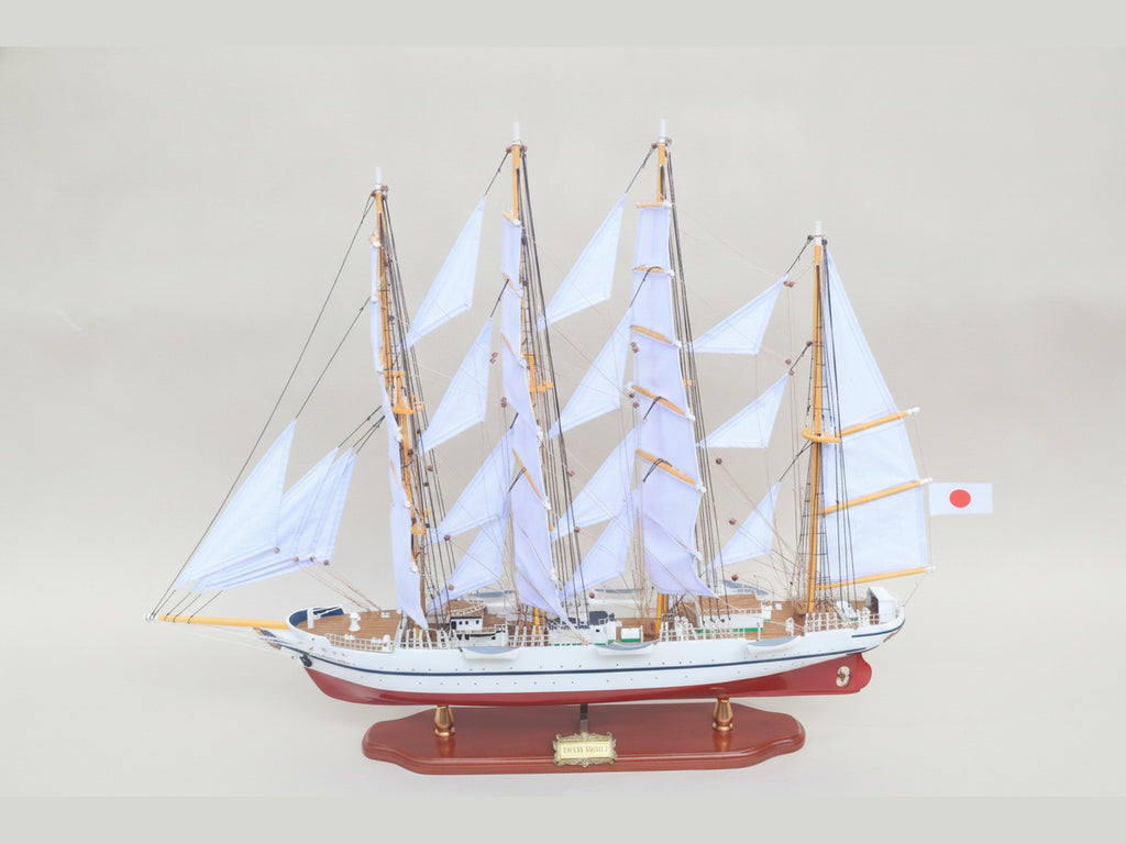 Modellsegelschiff Kaiwo Maru II 80 x 12 x H. 70 cm