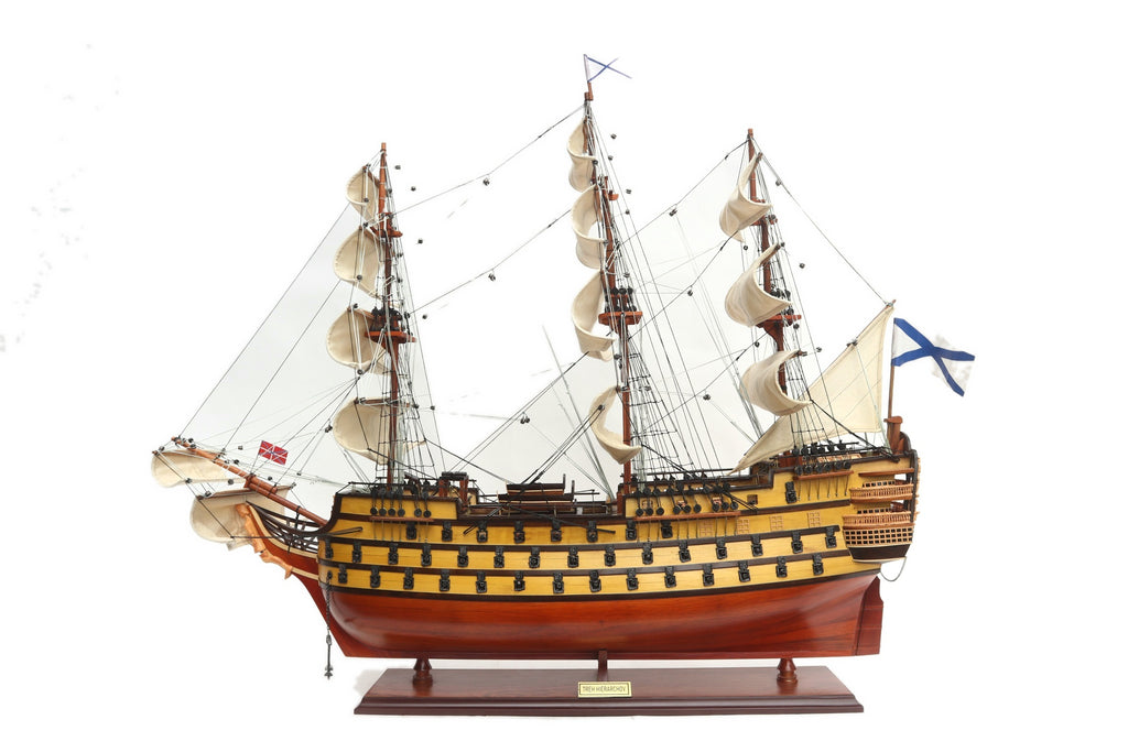 Model Tall Ship Treh Hierarchov 71 x 20 x H. 78 cm