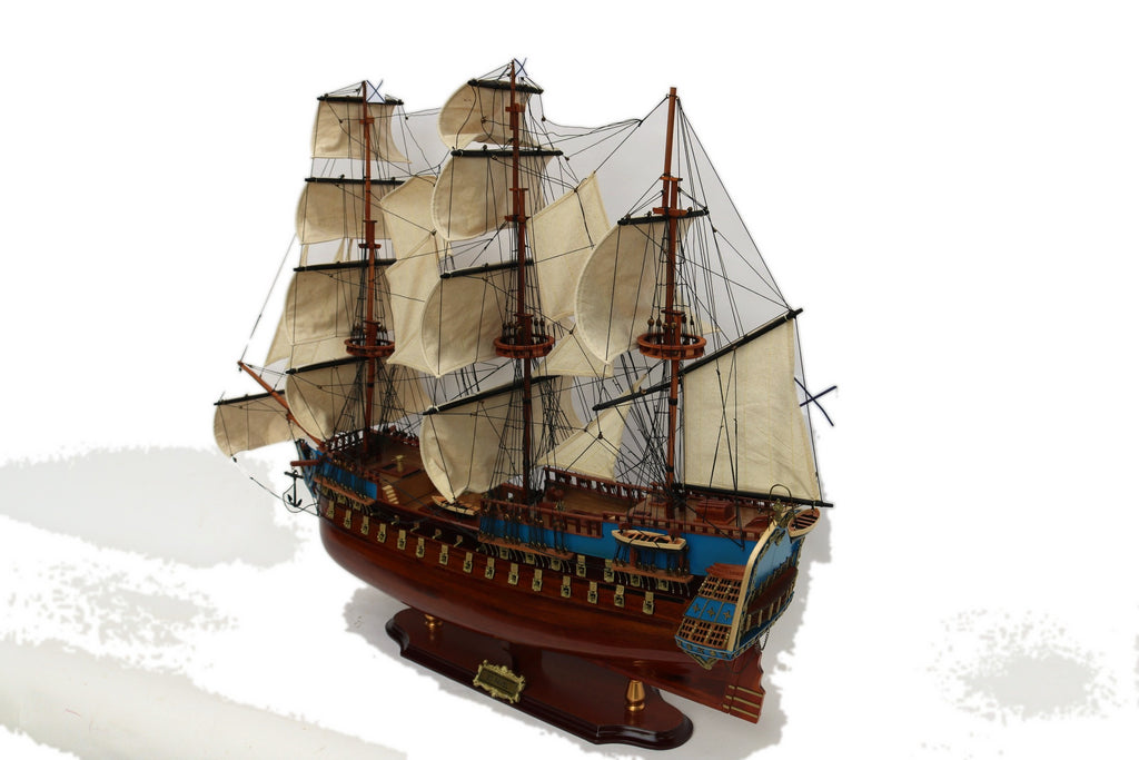 Model Tall Ship St. Pavel 80 x 16 x H. 76 cm