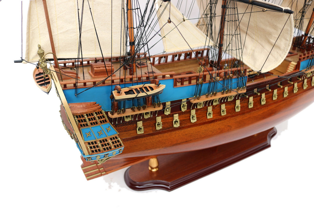 Model Tall Ship St. Pavel 80 x 16 x H. 76 cm