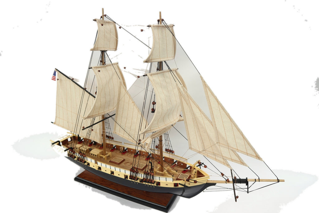 Model Tall Ship USS Niagara 70 x 15 x H. 65 cm