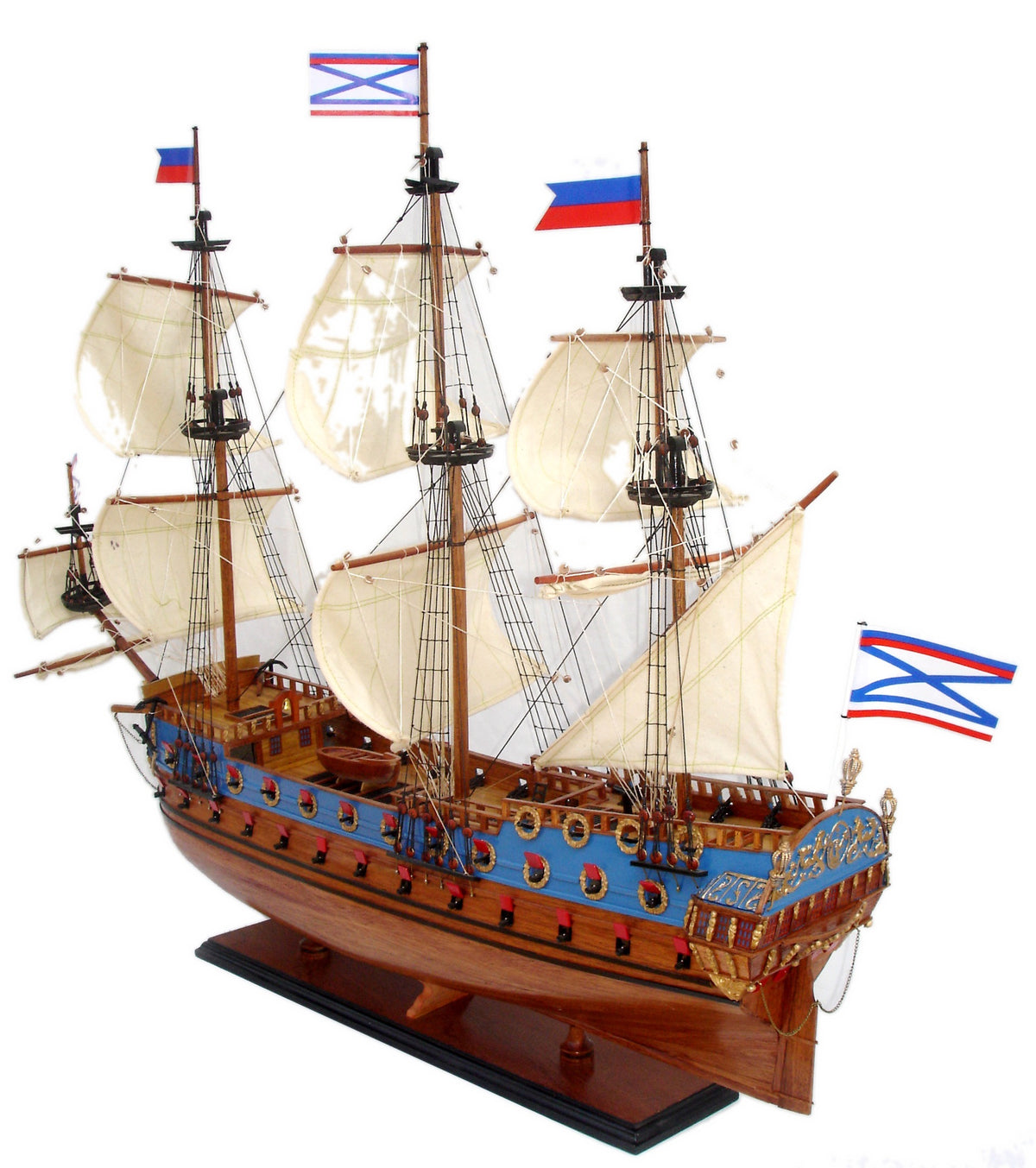 Model Tall Ship Goto Predestinatsia 80 x 26 x H. 74 cm