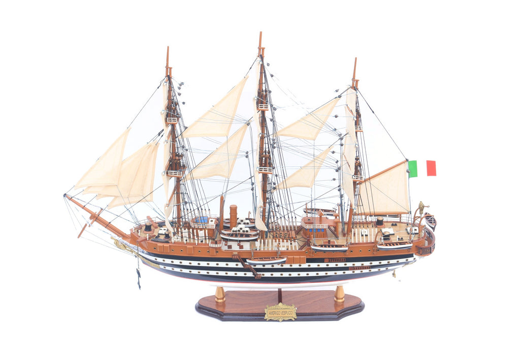 Model Tall Ship Amerigo Vespucci 74 x 23 x H. 65 cm
