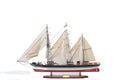Model Tall Ship Elissa 60 x 10 x H. 49 cm
