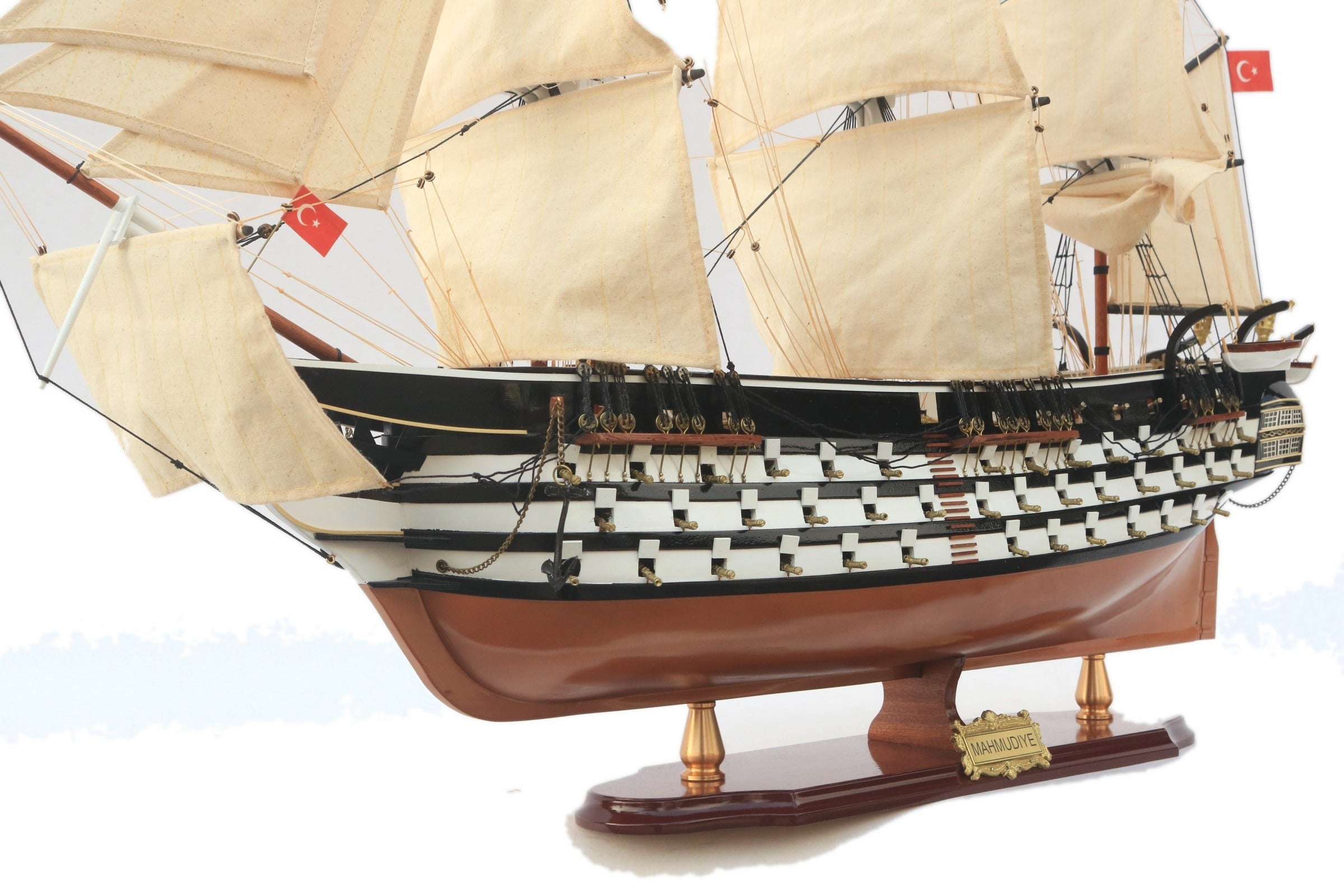 Model Tall Ship Mahmudiye 84 x 20 x H. 75 cm